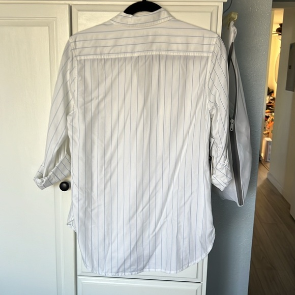 NWT Aritzia Babaton utility Seymour stripe button down shirt - Picture 12 of 13